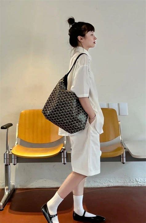 goyard leather tote bag|goyard hobo bag price 2023.